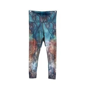 Evolution and Creation Leggings Blue Medium